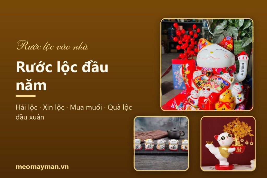 Rước lộc đầu năm: phong tục hái lộc, xin lộc, mua muối và những món quà lộc ý nghĩa