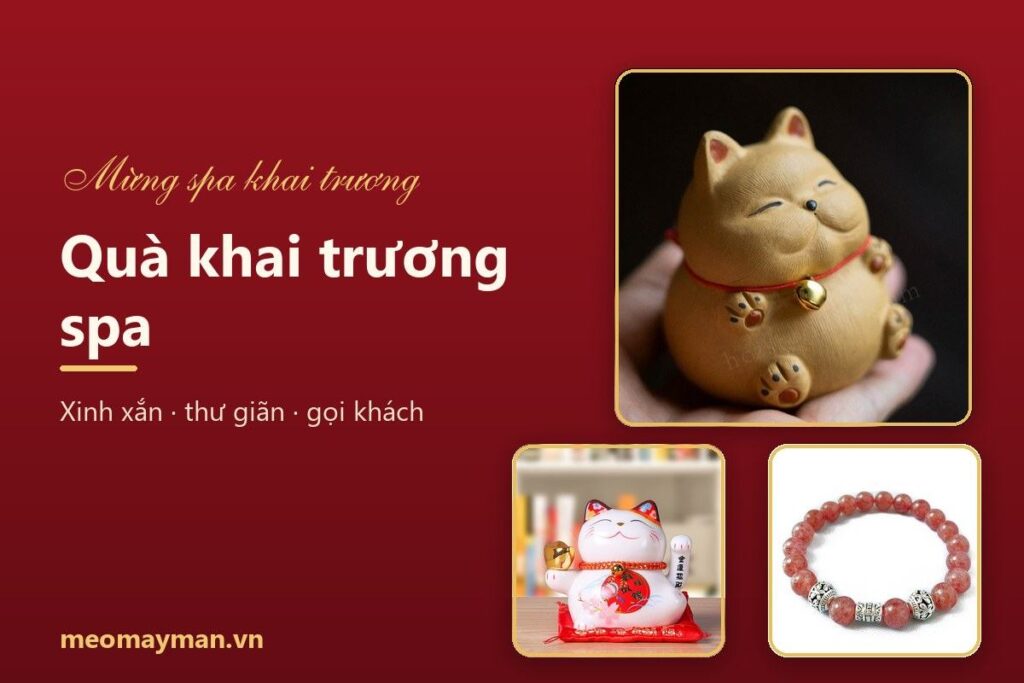 Quà khai trương spa: 12 gợi ý vừa đẹp vừa mang lời chúc đông khách