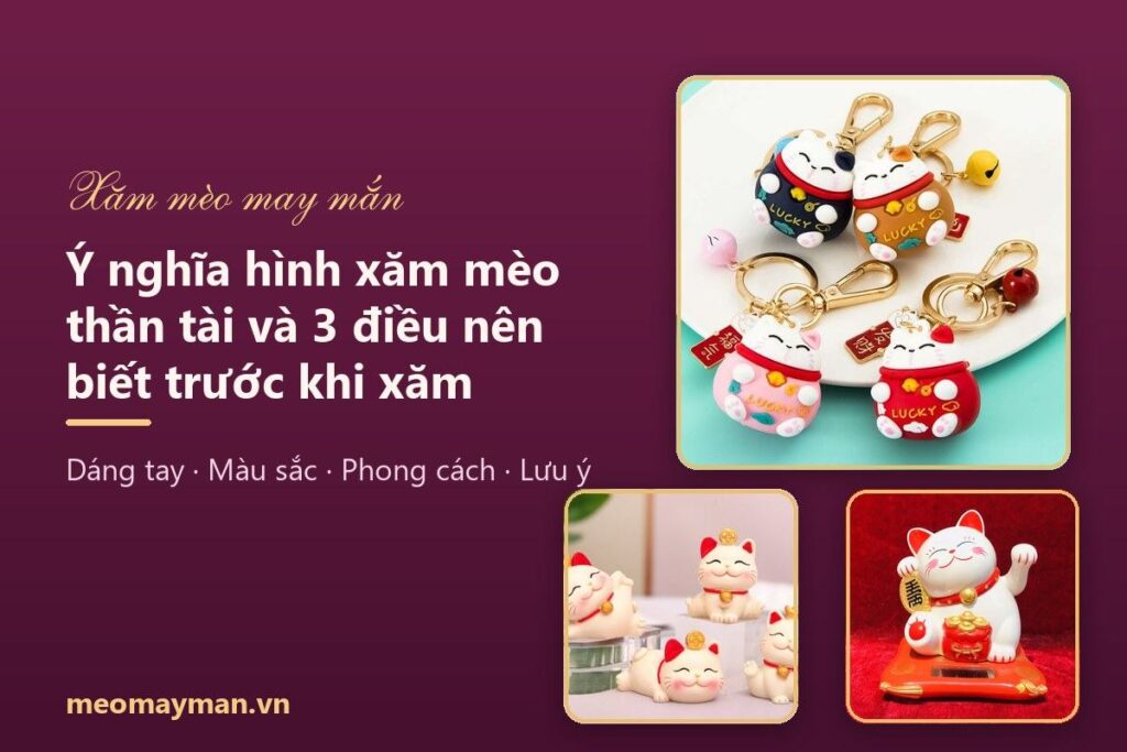 Ý nghĩa hình xăm mèo thần tài và 3 điều nên biết trước khi xăm
